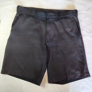 PGA Tour Men's Golf Activewear Shorts Black W36